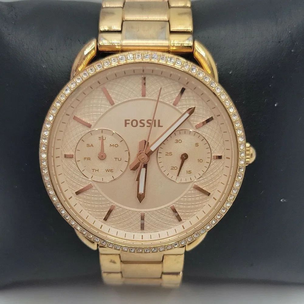 Fossil Tailor ES4264 Womens Stainless Steel Analog Dial Quartz Wrist Watch DE634